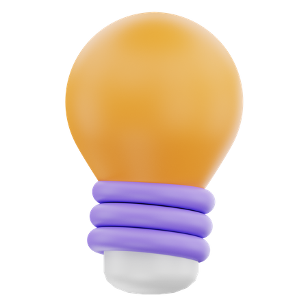 Light Bulb  3D Icon