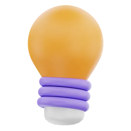 Light Bulb  3D Icon