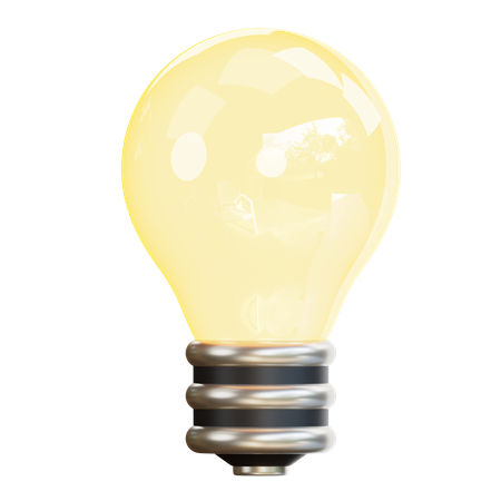 Light Bulb  3D Icon