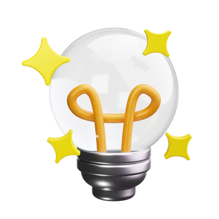 Light Bulb  3D Icon