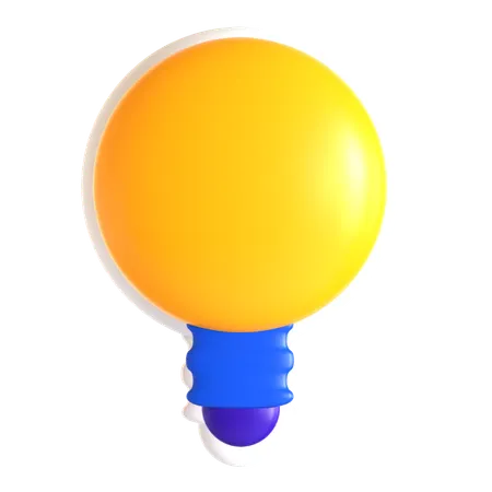 Light Bulb  3D Icon