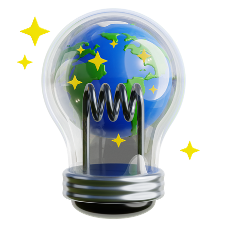 Light Bulb  3D Icon