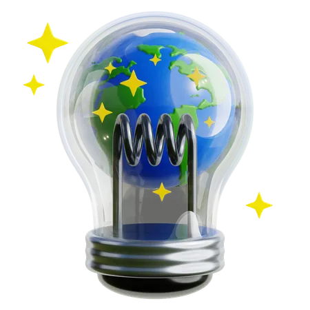 Light Bulb  3D Icon