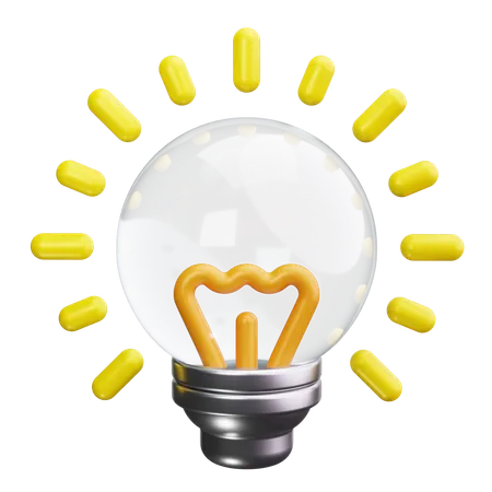 Light bulb  3D Icon