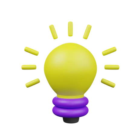 Light Bulb  3D Icon