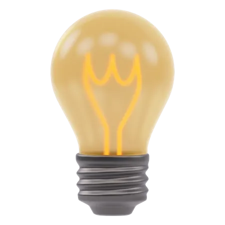 Light Bulb  3D Icon