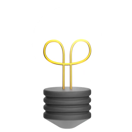 Light Bulb  3D Icon