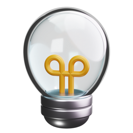 Light Bulb  3D Icon