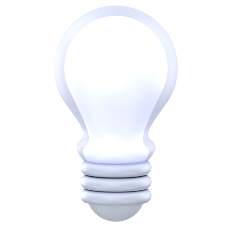 Light Bulb  3D Icon