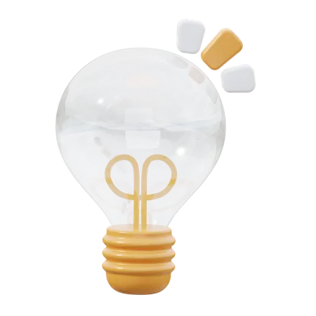 Light Bulb  3D Icon