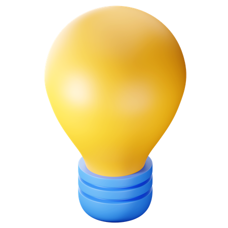 Light Bulb  3D Icon