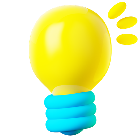 Light Bulb  3D Icon