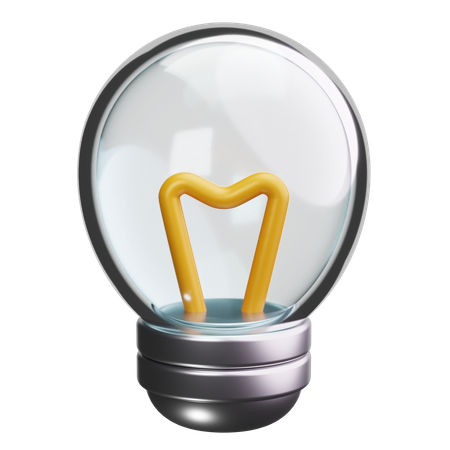 Light Bulb  3D Icon