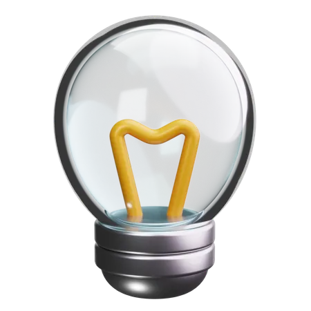 Light Bulb  3D Icon