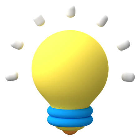 Light Bulb  3D Icon