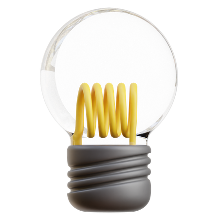 Light Bulb  3D Icon