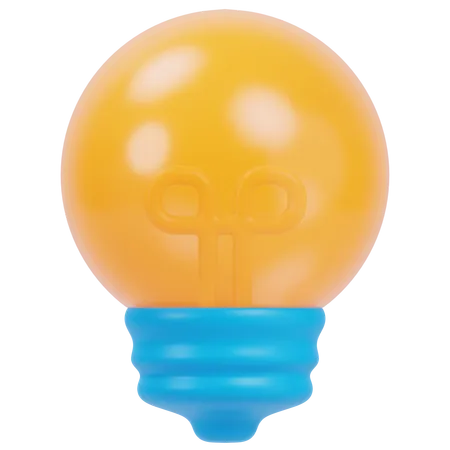 Light Bulb  3D Icon