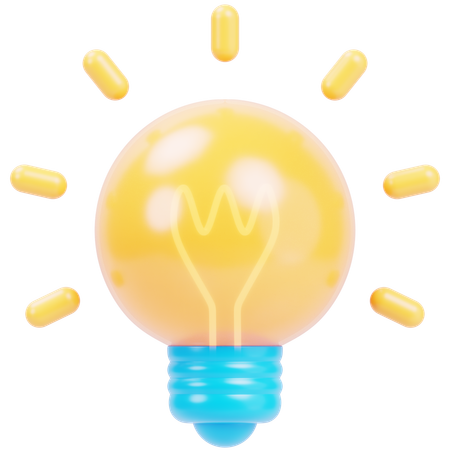 Light Bulb  3D Icon