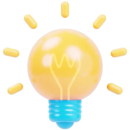 Light Bulb  3D Icon