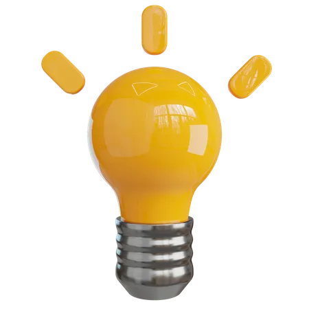 Light Bulb  3D Icon