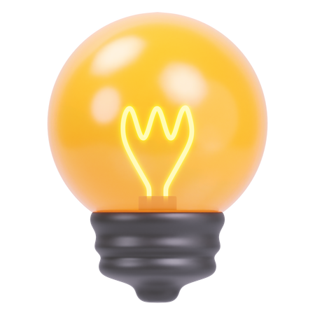 Light Bulb  3D Icon