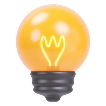 Light Bulb  3D Icon