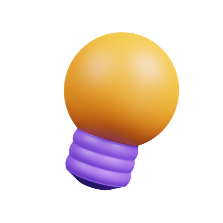 Light Bulb  3D Icon