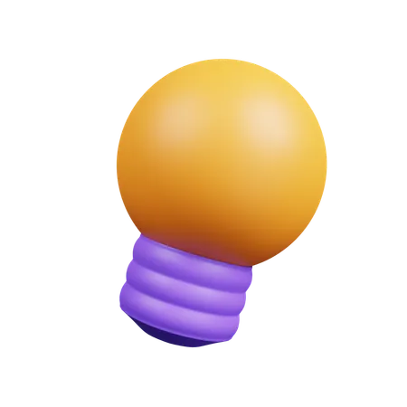 Light Bulb  3D Icon