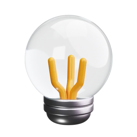 Light Bulb  3D Icon