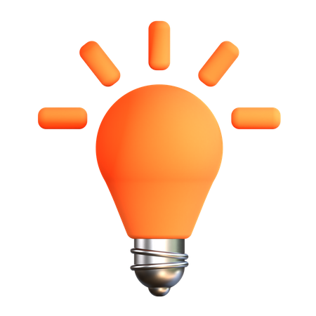 Light Bulb  3D Icon