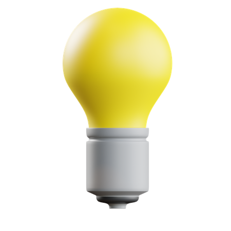 Light Bulb  3D Icon