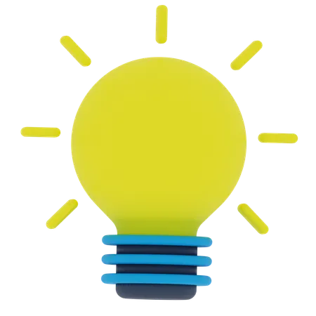 Light Bulb  3D Icon