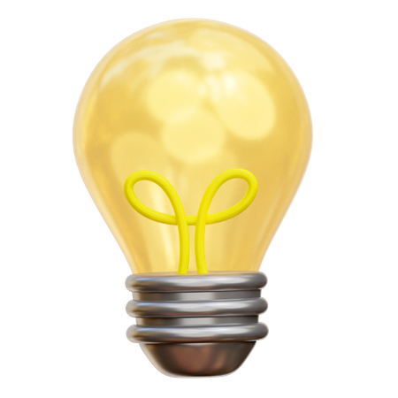 Light Bulb  3D Icon