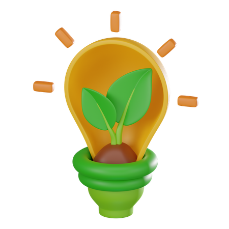 Light Bulb  3D Icon