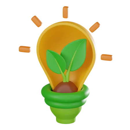 Light Bulb  3D Icon