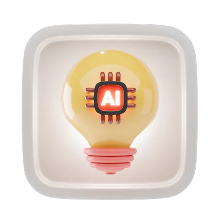 Light Bulb  3D Icon