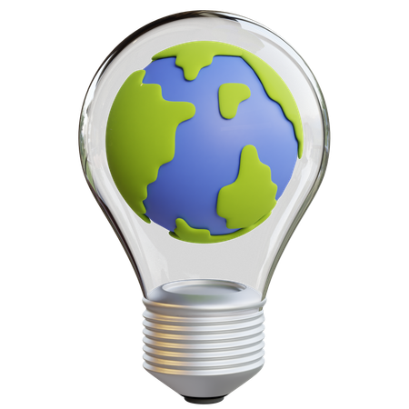 Light Bulb  3D Icon