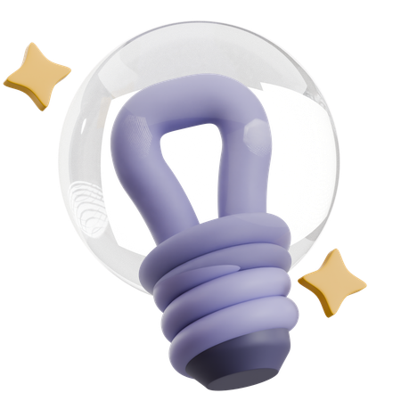Light Bulb  3D Icon