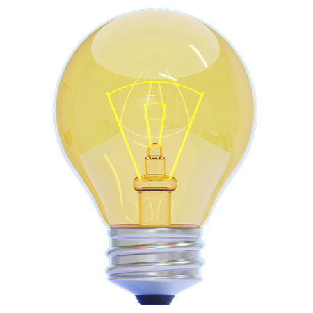Light Bulb  3D Icon