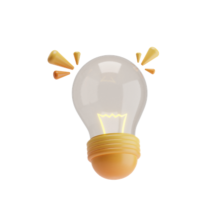 Light Bulb  3D Icon
