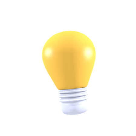 Light bulb  3D Illustration