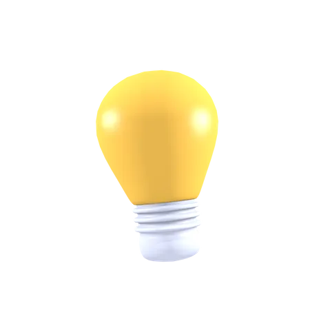 Light bulb  3D Illustration