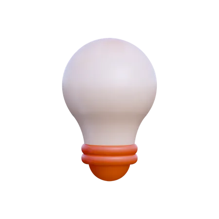 Light bulb  3D Illustration