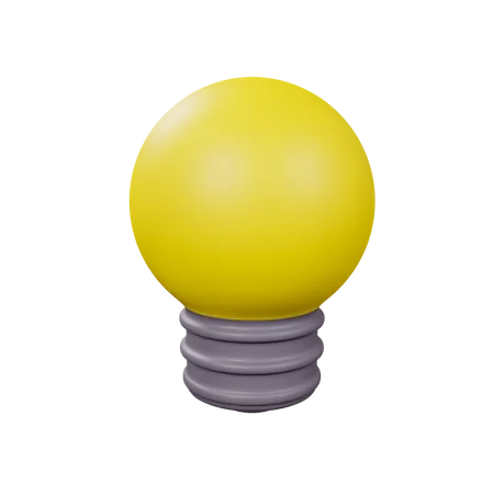 Light bulb  3D Illustration