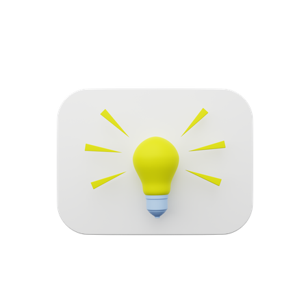 Light bulb  3D Illustration