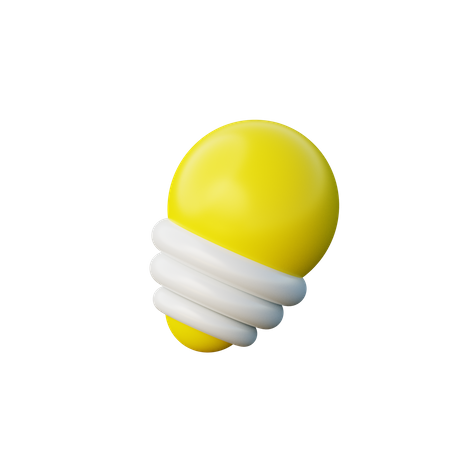 Light Bulb 3D Illustration