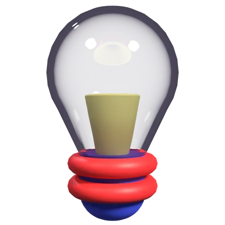 Light Bulb 3D Icon