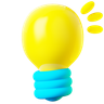 3d light-bulb emoji