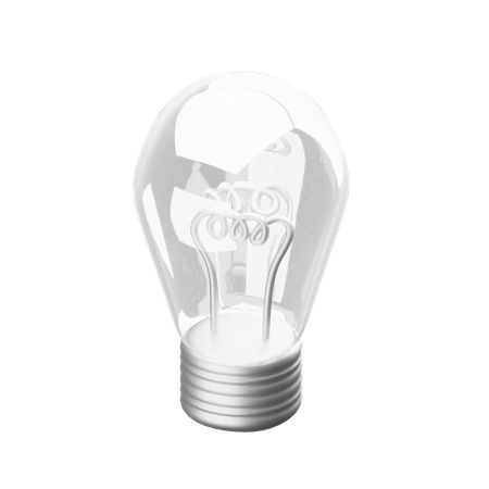 Light Bulb / Idea 3D Illustration