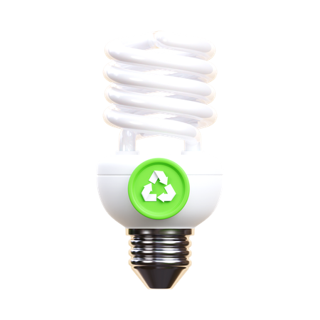 Light Bulb Recycling  3D Icon